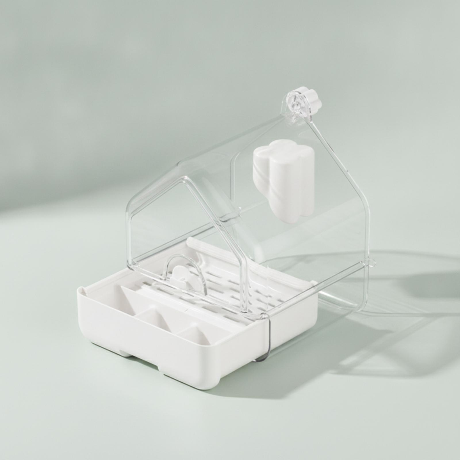 Pet Feeders - Vogelbad mit Futterbox, Käfigmontierter Vogelfutterspender mit