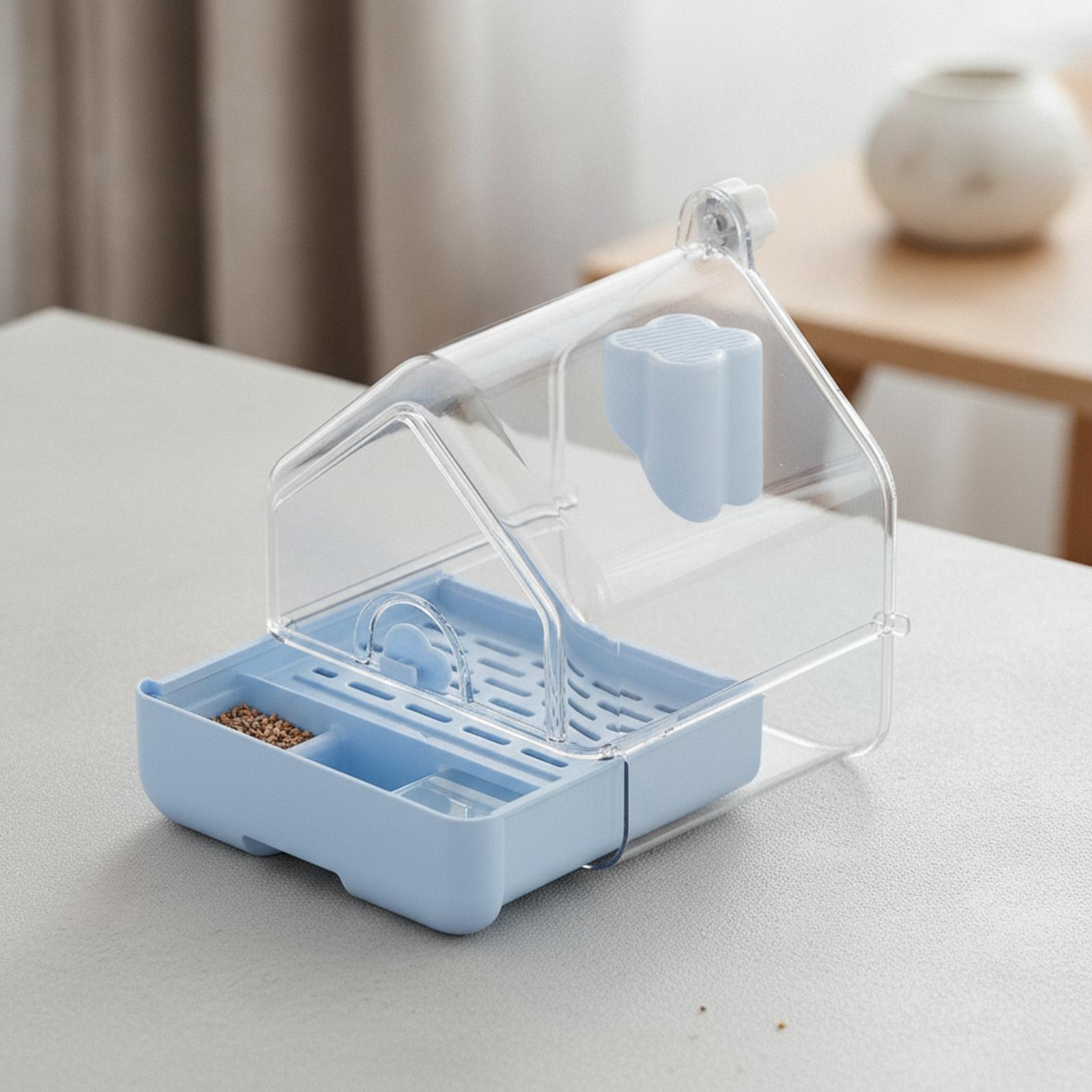 Vogelbad mit Futterbox, Käfigm – Pet Feeders Bewertung und Preis